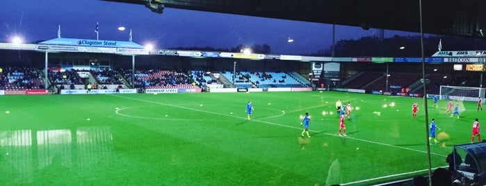 Glanford Park is one of Footy Grounds & Sports stadia i have visited.