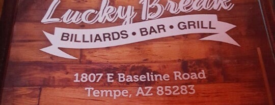 Lucky Break Billiards Bar Grill is one of Lieux qui ont plu à L.