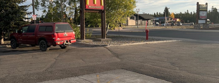 McDonald's is one of West Yellowstone Eats.