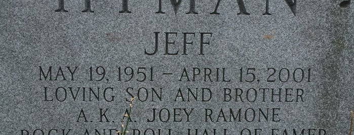 Joey Ramone Grave Site is one of NY.