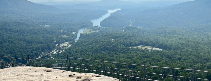 Chimney Rock, NC is one of Tempat yang Disukai Mario.