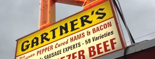 Gartner's Country Meat Market is one of Portland Signs.