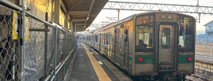 Sukagawa Station is one of 東北の駅百選.