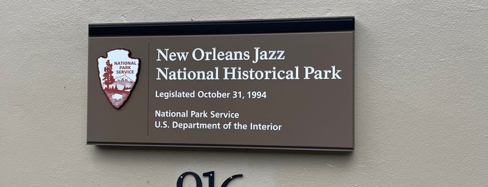 New Orleans Jazz National Historical Park is one of Jazz.