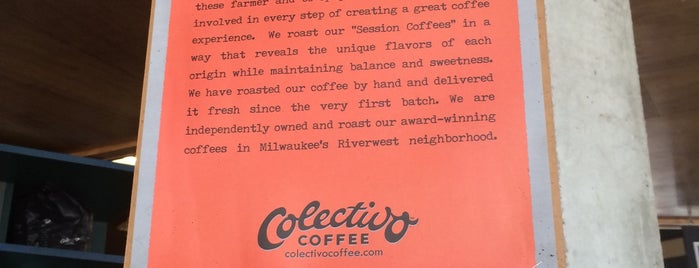 Colectivo Coffee is one of Favorite Food.