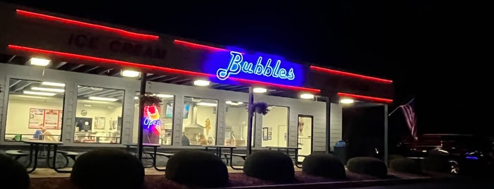 Bubbles Ice Cream Parlor is one of Places I Need To Visit Or Go Back To.
