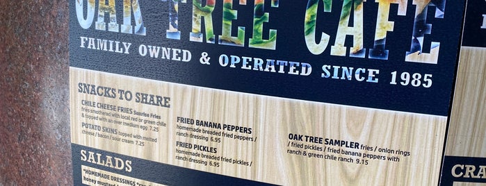 Oak Tree Cafe is one of New To Try.