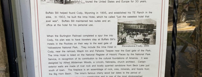 Buffalo Bill's Irma Hotel is one of Wyoming.