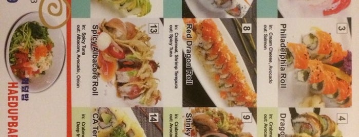 Haru Sushi is one of Tempat yang Disimpan Nick.