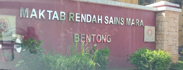 MRSM Bentong is one of Learning Centers,MY #5.