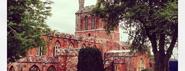 Holy Cross Church, Crediton is one of Churches - Rung at.