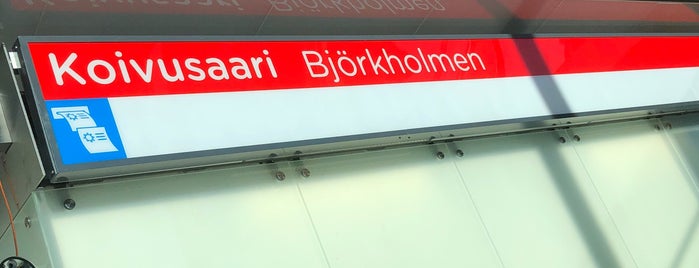 Metro Koivusaari is one of helsinki.