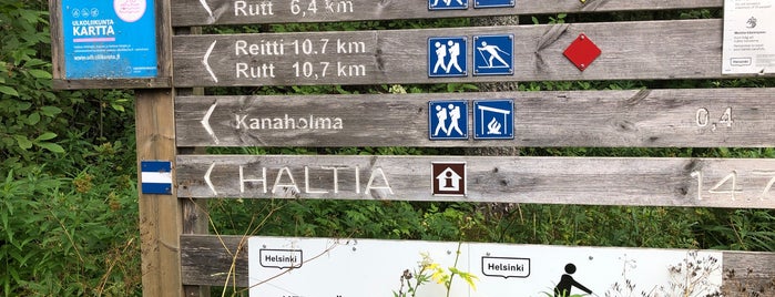 Salmen Ulkoilualue is one of Orienteering terrains near Helsinki.