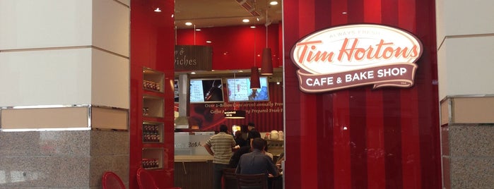 Tim Hortons is one of cafe's in Doha.