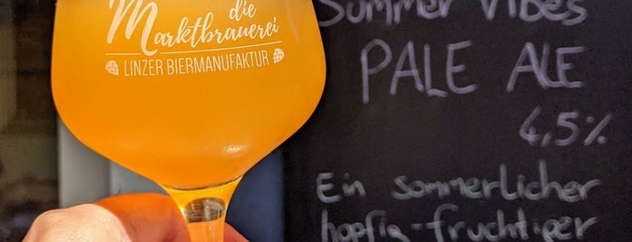 Die Marktbrauerei – Linzer Biermanufaktur is one of Gustiさんのお気に入りスポット.