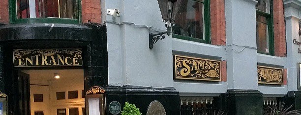 Sam's Chop House is one of Manchester Heritage Pub Crawl.