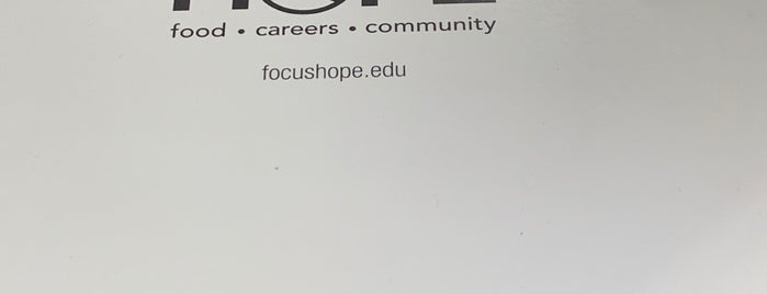 Focus Hope is one of detroit.