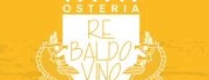 Re Baldovino is one of Lugares guardados de Serdar😋.