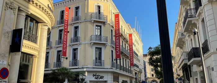 Galeries Lafayette is one of French riviera Cannes - Monaco - Nice.