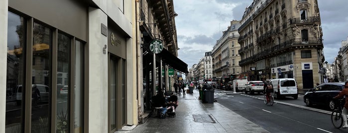 Starbucks is one of Paris food.