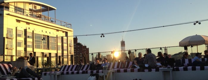 Soho House is one of 5 coolest roof tops in nyc.