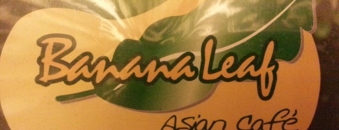 Banana Leaf Asian Cafe is one of Tempat yang Disukai Shank.