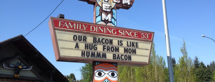 Totem Family Dining is one of Washington State & Oregon.