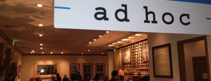ad hoc is one of Napa Valley.