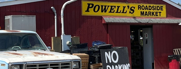 Powell's Roadside Market is one of saved locations.