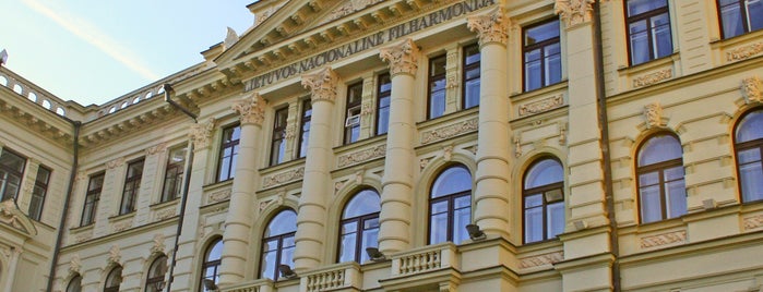 Lietuvos nacionalinė filharmonija is one of Along the Road to Lithuanian Statehood.
