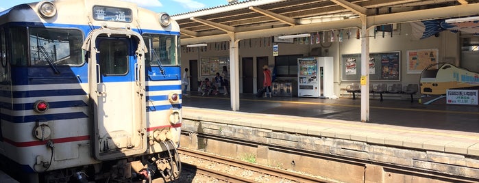 Murakami Station is one of 訪れたことのある駅　②.