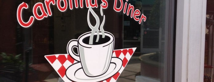 Carolina's Diner is one of The 13 Best Places for Fudge Brownies in Greensboro.