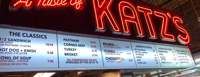 A Taste Of Katz's is one of Adam'ın Beğendiği Mekanlar.