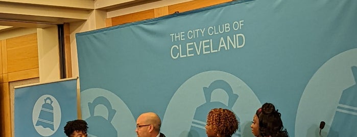 The City Club of Cleveland is one of Places to go with Stephen.