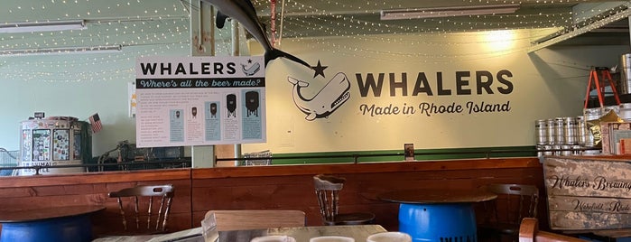 Whalers Brewing Company is one of RI Beer.