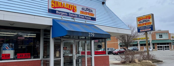 Simard's Super Roast Beef is one of MA.