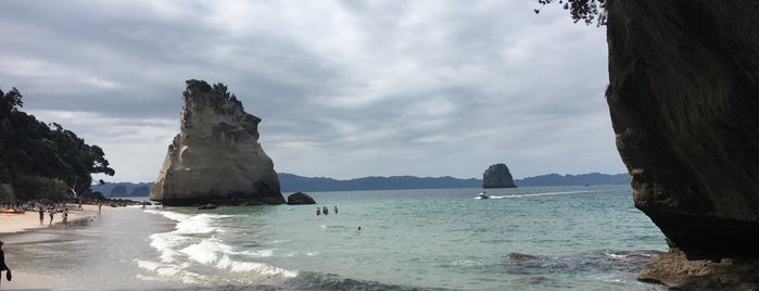 Cathedral Cove is one of Niezeelande.