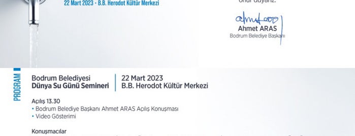 Herodot Kültür Merkezi is one of Tempat yang Disukai Duygu.