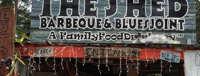 The Shed Barbeque and Blues Joint is one of America’s Most Popular Bars.