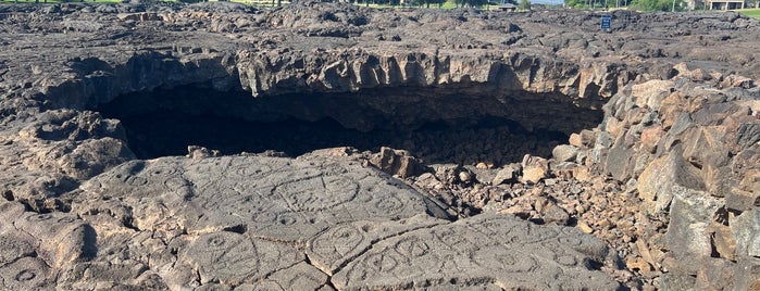 Waikoloa Petroglyph Reserve is one of Hawai'i.