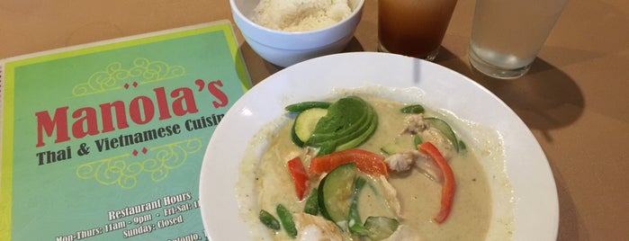 Manola's Thai & Vietnamese Cuisine is one of San Antonio: Two Stars.