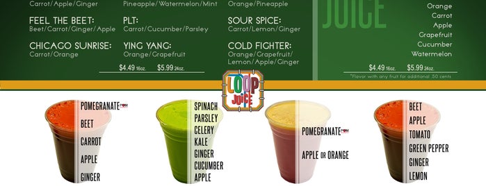 Loop Juice is one of Juice Bars.