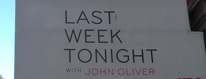 Last Week Tonight Studio is one of NYC places.