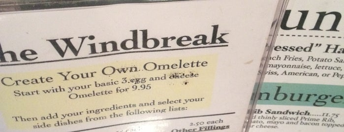Windbreak Cafe is one of 🍕🍔🍩🍦🍭🍒.