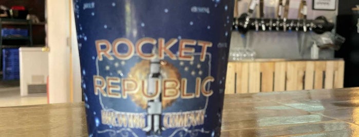 Rocket Republic Brewing Company is one of Sudsy Stops In Huntsville.