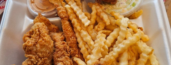 Raising Cane's Chicken Fingers is one of Unl distance student must dos.