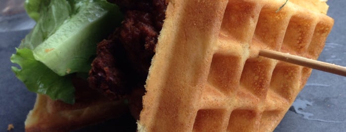 The Dirty Bird Chicken + Waffles is one of The 15 Best Places for Chicken & Waffles in Toronto.