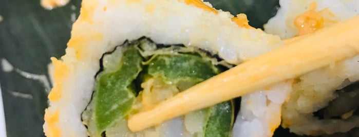 sushi yoshi is one of Cafe.
