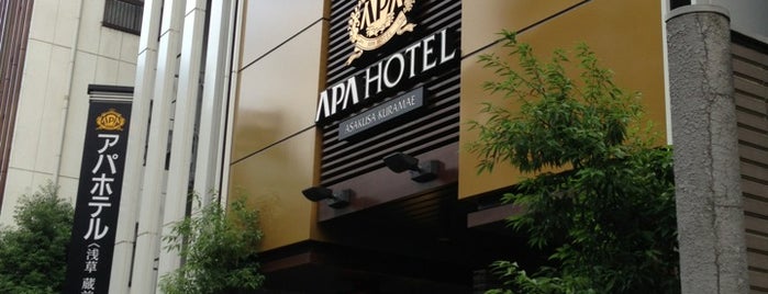 APA Hotel Asakusa Kuramae is one of Posti che sono piaciuti a Zeynep.