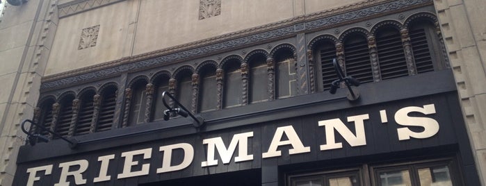 Friedman's is one of Gluten Free NYC.